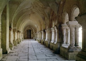 Interieur van het klooster door French School