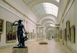 Interieur van de Grande Galerie, 16e-19e eeuw door French School