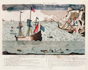 Uitvinding door Sieur Freminet van een systeem voor luchtverversing en het mogelijk maken van ademhaling onder water, 1784
