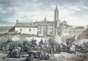 Italiaans platteland: de bezetting van Verona door het Franse leger van Napoleon Bonaparte