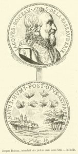 Jacques Boiceau, tuinbeheerder onder Lodewijk XIII, Medaille door French School