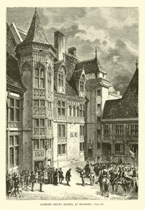 Jacques Coeurs Hostel in Bourges door French School