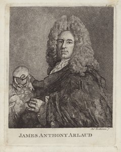 James Anthony Arlaud, Zwitserse kunstenaar uit Genève. Gegraveerd door Charles Bretherton door French School