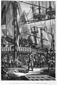 Jean Bart doodt de Nederlandse kapitein van Neptune met zijn hand - in 