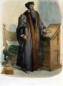 Jean Calvin (Jean Cauvin, Franse hervormer en schrijver (1509-1564) (in 