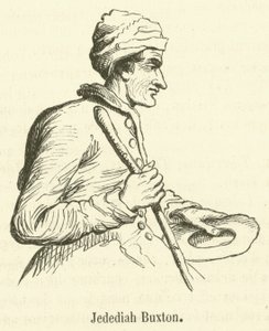 Jedediah Buxton (gravure) door French School