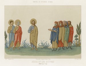 Jezus en de apostelen door French School