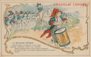 Joseph Bara, een beroemde jonge Franse republikeinse soldaat ten tijde van de Franse Revolutie door French School