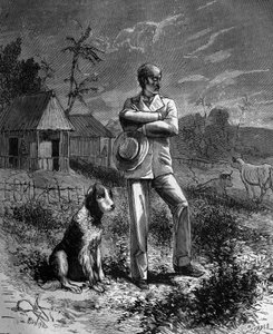 Joseph Lakanal (1762 - 1845), een Franse politicus op zijn plantage in Mobile Bay