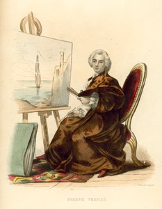 Joseph Vernet (gekleurde gravure) door French School