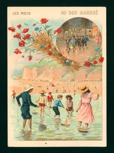 Juli en Augustus (chromolitho)