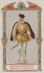 Koning Karel IX van Frankrijk door French School