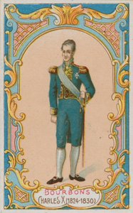 Koning Karel X van Frankrijk door French School