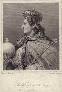 Koning Childebert II van Austrasië