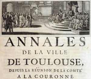Koning Filips de Stoute in Toulouse in 1272 in 