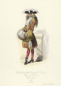 Ridder van de Orde van St. Louis, regeerperiode van Lodewijk XIV van Frankrijk door French School
