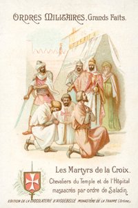 Tempeliers en Hospitaalridders vermoord op bevel van Saladin