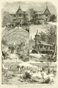 De Bos- en Tuinbouwtentoonstelling bij het Trocadero door French School