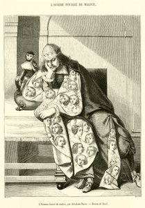 De man vol sluwheid (gravure) door French School