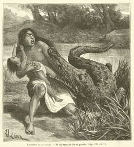 De Indiaan en de kaaiman