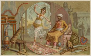 La Bayadere door French School