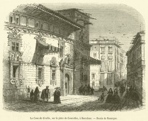 Het Huis van Gralla, op het Courcellesplein, in Barcelona