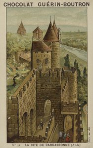 De Stad Carcassonne, Aude door French School