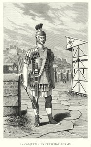 De verovering, een Romeinse centurion door French School