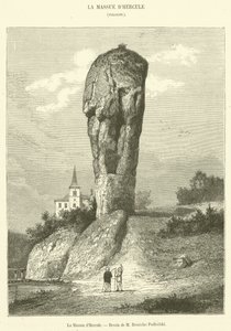 De Knots van Hercules (gravure) door French School