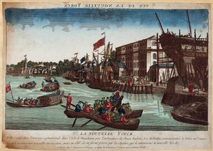 La Nouvelle York, gravure 18e eeuw