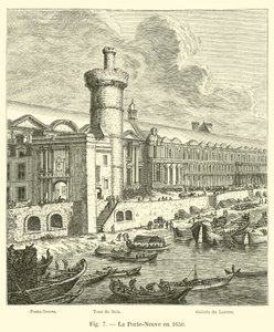 De Porte-Neuve in 1650 door French School