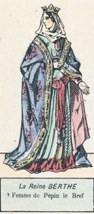 Koningin Berthe, Vrouw van Pepijn de Korte