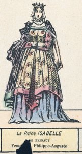Koningin Isabella van Henegouwen, vrouw van Filips-Augustus door French School