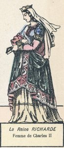 Koningin Richarde, Vrouw van Karel II door French School