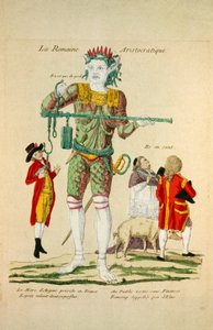 La Romaine Aristocratique, pub. 1789 door French School