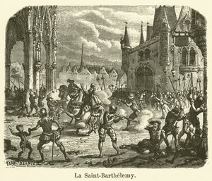 De Bartholomeusnacht door French School