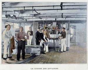 De keuken van de officieren - in 