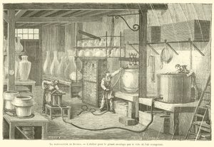 De manufactuur van Sèvres, Het atelier voor groot gieten door vacuüm en perslucht door French School