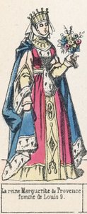 Koningin Margaretha van Provence, vrouw van Lodewijk IX
