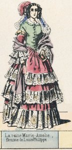 Koningin Marie-Amélie, vrouw van Louis-Philippe door French School