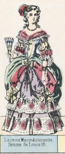 Koningin Marie-Antoinette, vrouw van Lodewijk XVI door French School