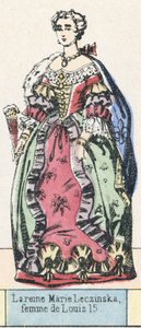 Koningin Marie Leczinska, Vrouw van Lodewijk XV door French School