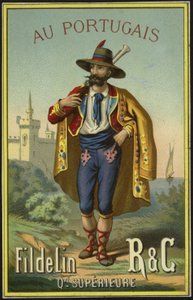 Label voor Portugese draad door French School