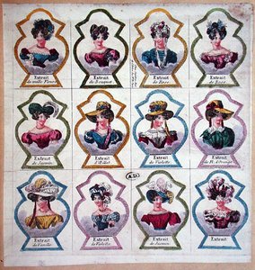 Labels voor parfums, c.1820