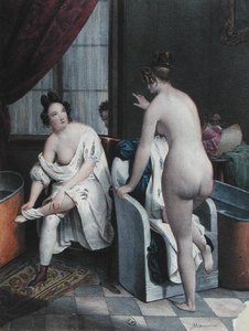 Dames die een Bad nemen, c.1840