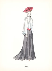 Damesmode, 1903
