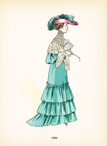 Damesmode, 1904 door French School