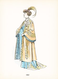 Damesmode, 1907 door French School