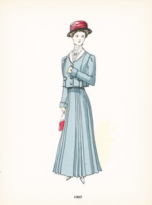 Damesmode, 1907 door French School