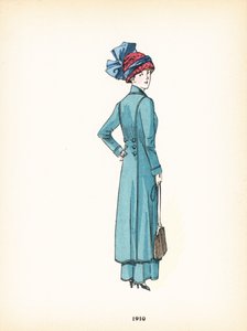 Damesmode, 1910 door French School